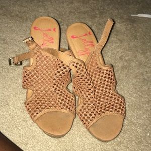 Jellypop wedged heels